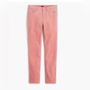J. Crew Women's Skinny Corduroy Pants in Soft Pink